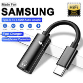 USB-C to 3.5mm Headphone Adapter with Fast Charging