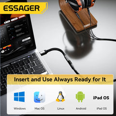 USB Type-C to 3.5mm AUX Headphone Adapter | Aluminum Alloy Audio Converter