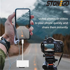 Lightning SD & TF Card Reader Adapter | All-in-1 Memory Card Reader