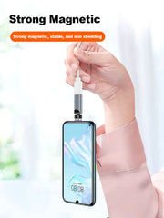 540° Magnetic USB Type-C Adapter with Fast Charging & Data Transfer