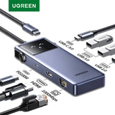 7-in-1 USB-C Hub Docking Station with HDMI, RJ45, USB-A and USB-C