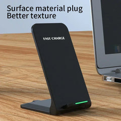 Wireless Charging Stand for Phone & Earbuds | Fast Qi Wireless Charger Station