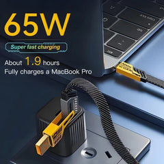 4 in 1 Fast Charging Data Cable PD 27W & 65W USB Type-C Multi-Port Charging Cable for iPhone 15, Samsung, Xiaomi, Huawei & iPad