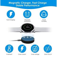Portable Magnetic Wireless Charger USB Cable for Samsung Galaxy Watch 8/7/6/5 Pro/5/4/3/Active 2 Fast Charging Dock SEO Meta Title: Portable Magnetic Wireless Charger fo