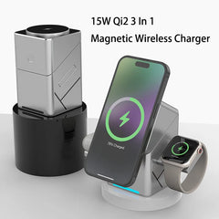 Wireless Charging Stand for Phone & Earbuds | Fast Qi Wireless Charger Station