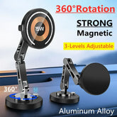 15W Magnetic Car Wireless Charger Mount with Fast Charging Phone Holder for iPhone