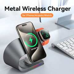 4-in-1 Magnetic 15W Wireless Charging Station