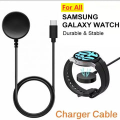 Portable Magnetic Wireless Charger USB Cable for Samsung Galaxy Watch 8/7/6/5 Pro/5/4/3/Active 2 Fast Charging Dock SEO Meta Title: Portable Magnetic Wireless Charger fo