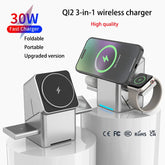 Wireless Charging Stand for Phone & Earbuds | Fast Qi Wireless Charger Station