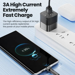 540° Rotating Magnetic USB Charging Cable 3A Fast Charge with Type-C, Lightning & Micro USB Options