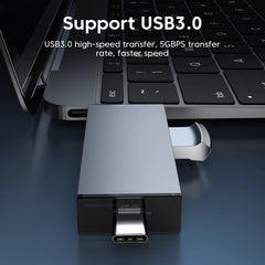 7-in-1 USB Type-C to Mini USB Card Reader Adapter