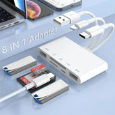 Multi-in-1 Lightning Memory Card Reader for SD TF XD Memory Stick Cards