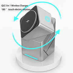 Wireless Charging Stand for Phone & Earbuds | Fast Qi Wireless Charger Station
