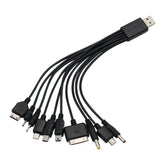 10-in-1 Multi Charging Cable for Smart Devices | Universal Fast Charging USB Cable