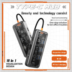 USB-C Hub with USB 3.0, HDMI, DisplayPort, VGA & Gigabit Ethernet