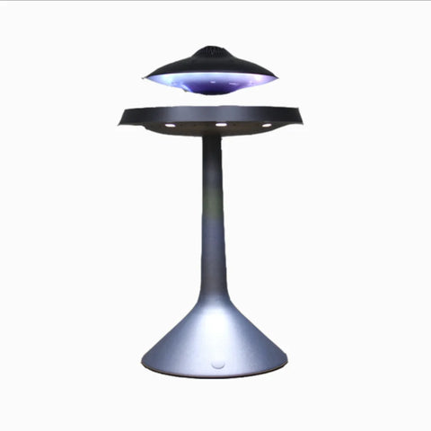 Smart Wireless Creative Lamp | 3D Surround Sound Magnetic Levitation Wireless Charging Bluetooth Speaker LED Desktop UFO Table Lamp