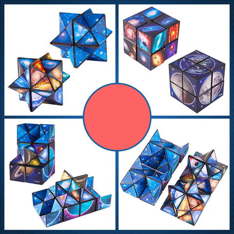 InfinityCube Toy Starry Sky Infinity Magic Cube | Square Children's Fingertips Decompress Magic Square Antistress Funny Hand Toys