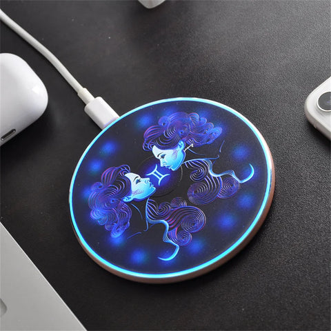 15W Constellation Wireless Charger Metal Fast Charging Pads for iPhone15 14 13 12 11 XSMAX Samsung S23 S22 S20 Huawei Mate60 P40