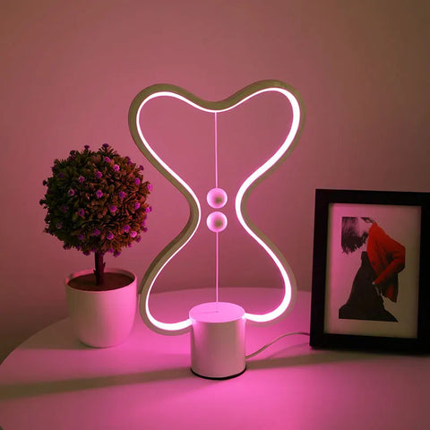 7 Color Changeable Heng Balance Lamp | USB Powered Home Decor Bedroom Office Kids Desk lamp Children Gift Christmas Night lamp