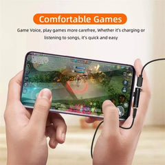 Lightning to 3.5mm Headphone & Charging Adapter | Audio Splitter for iPhone