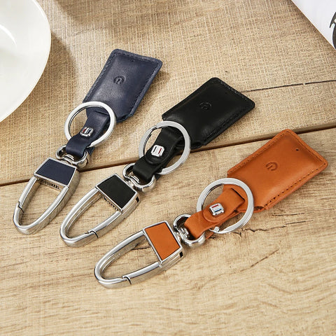 Smart Bluetooth-compat Tracker Car Key finder |  Case Wallet Holder Chain Key Wallet Ring Housekeeper Pocket Smart Leather Keychain