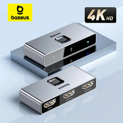 4K HDMI Switcher 2-in-1 / 1-in-2 HDMI Adapter with 4K@30Hz