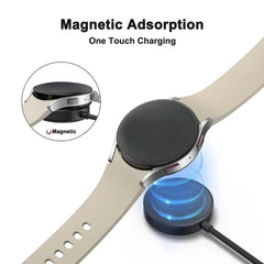 Magnetic USB Watch Charger Cable for Samsung Galaxy Watch 7/6/5/4/3/2/1, Active & Classic – Fast Charging Dock