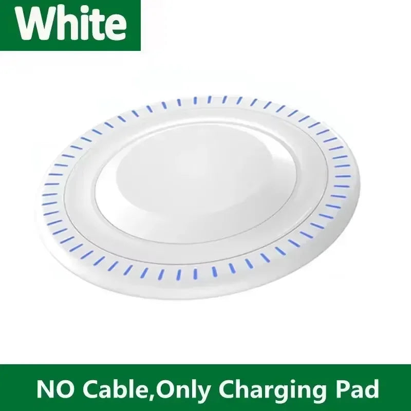 30W Qi Wireless Charger for iPhone, Samsung, Xiaomi & Earbuds
