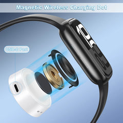 Magnetic Watch Charger Dock Head Compatible with Apple Watch Ultra 2, Series 10/9/8/7/6/5/4/3/2/1 & SE