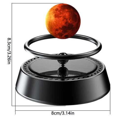 Solar Car Aromatherapy Vehicle Perfume | Air Freshener Auto Essential Oil Diffuser With Interstellar Ball Relieve & Refresh For