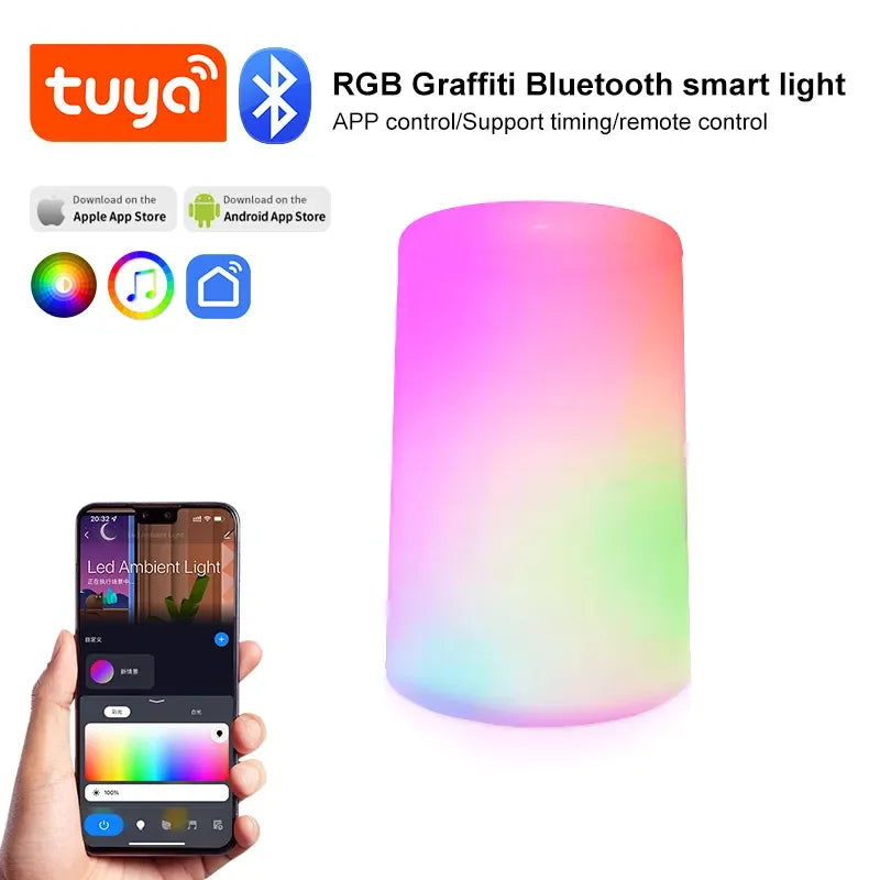 Bluetooth Smart Sleeping Wake-up Nightlight App | Remote House Bedroom Bedside Light Alexa Google Home Voice Assistant