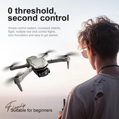 Lenovo V88 Drone 8K 5G GPS Professional | HD Aerial Photography Dual-Camera Obstacle Remote Foldable Aircraft Gift Toy 5000M