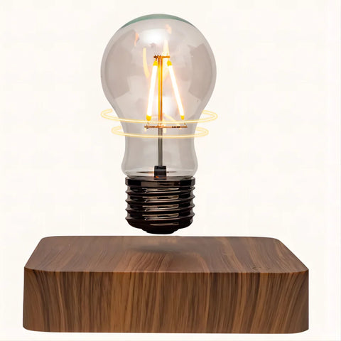 Magnetic Levitation Lamp Creativity Floating Glass | LED Bulb Home Office Desk Decoration Birthday Gift Table Novelty Night Light