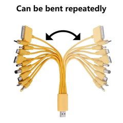 10-in-1 Multi Charging Cable for Smart Devices | Universal Fast Charging USB Cable