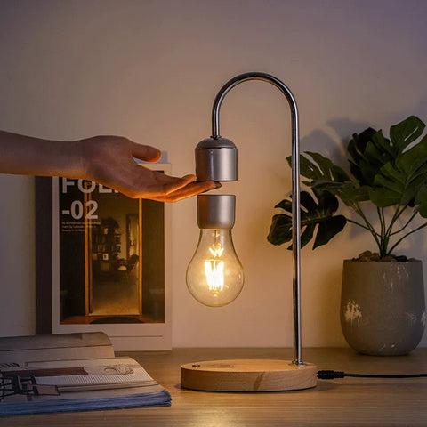 Magnetic Levitation LED Light Bulb Wireless Charging | LED Night Light Desk Lamps Bulb For Home Decoration Creativity Table Lamp