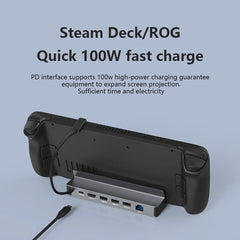 6-in-1 USB-C Docking Station with 4K 60Hz HDMI, 100W PD, Gigabit Ethernet & 3 USB 3.0 Ports
