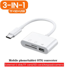 Lightning SD & TF Card Reader Adapter | All-in-1 Memory Card Reader