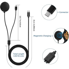 Samsung Galaxy Watch Charger 5V Magnetic Charging Cable 120cm Compatible with Galaxy Watch 7/6/5/4 Series