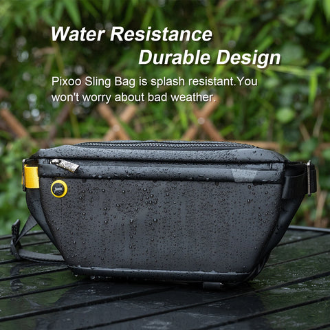 Sling Bag Customizable Pixel Art | Speaker Bag Fashion Design Waterproof for Biking Hiking Outside Activity Big Space