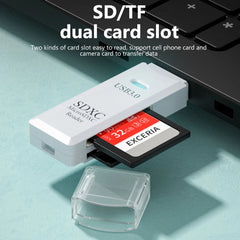 Mini USB to SD & TF Memory Card Reader Adapter External Card Reader