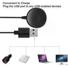 Magnetic USB Watch Charger Cable for Samsung Galaxy Watch 7/6/5/4/3/2/1, Active & Classic – Fast Charging Dock