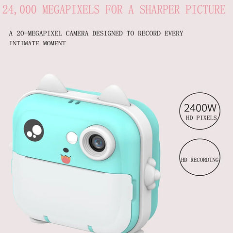 Digital Children Camera For Photography Instant Print Photo | Kids Camera Mini Thermal Printer Video Educational Toys Gift