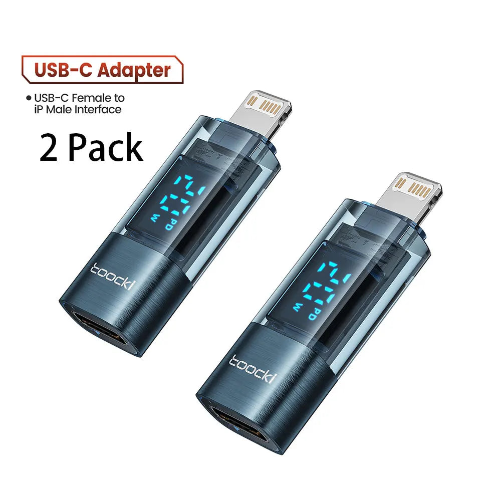 Lightning to USB-C & USB Adapter