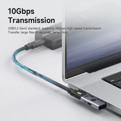 USB-C 2-in-1 Splitter with 100W PD Charging and 10Gbps USB 3.2