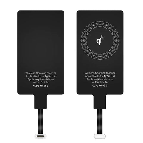 Wireless Charging Receiver |  For iPhone 6 7 Plus 5s Micro USB Type C Universal Fast Wireless Charger For Samsung Huawei Xiaomi