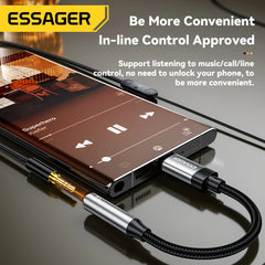 USB Type-C to 3.5mm AUX Headphone Adapter | Aluminum Alloy Audio Converter