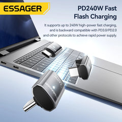 USB4 Type-C Adapter 40Gbps 240W 8K Video | USB-C Male/Female Connector