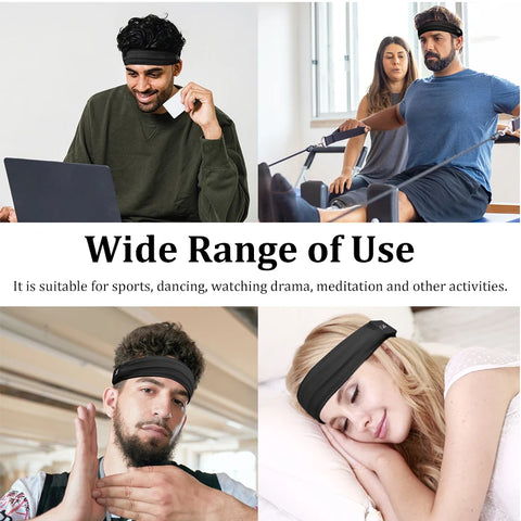 Open-Ear Wireless Headband: Discreet Comfort &amp; Audio On-the-Go