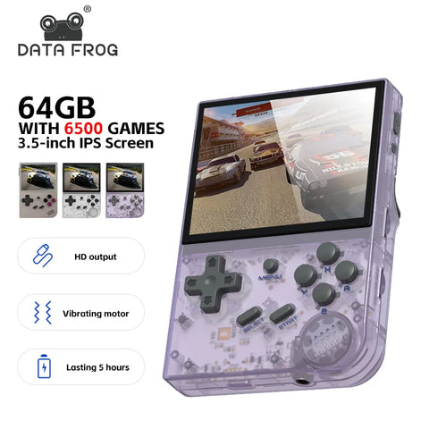 3.5 inch RG35XX Retro Handheld Game Console | Children's Gifts Compatible Linux System IPS Screen Portable Pocket Video
