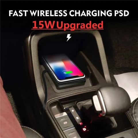Car Wireless Charger | Silicone Non Slip Pad for iPhone 15 14 13 12 Samsung 15W Car Wireless Phone Chargers Fast Charging Station